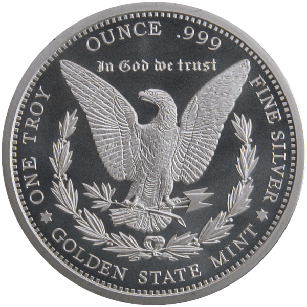 one troy ounce golden state mint fine silver