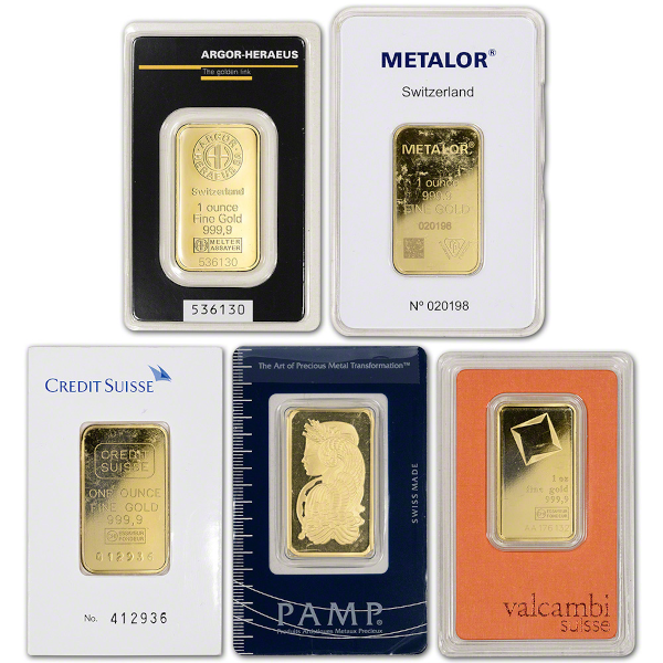 1 OZ GOLD BAR LBMA/RSP ELIG